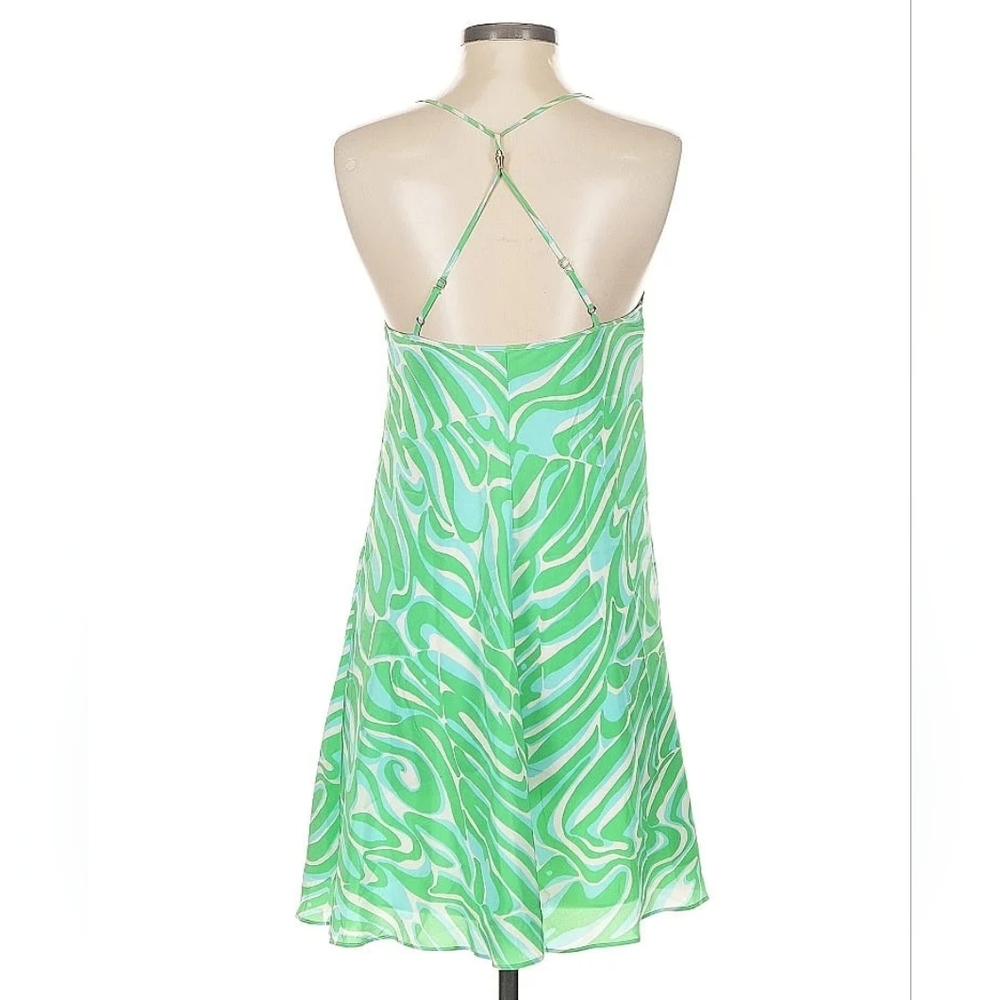 Lilly Pulitzer Maisy Lined Silk Racerback Dress XS